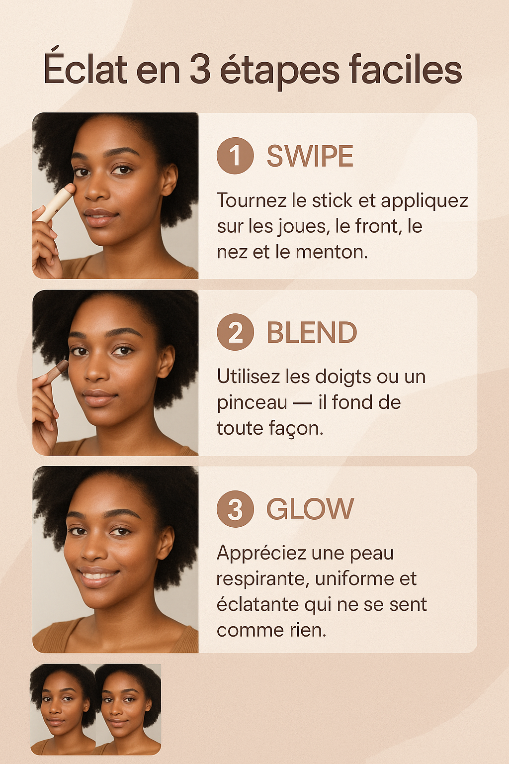 LUMEA GlowStick Baume Teinté Sérum 2 en 1
